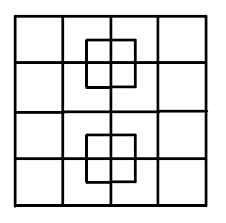 How many squares can be found here?